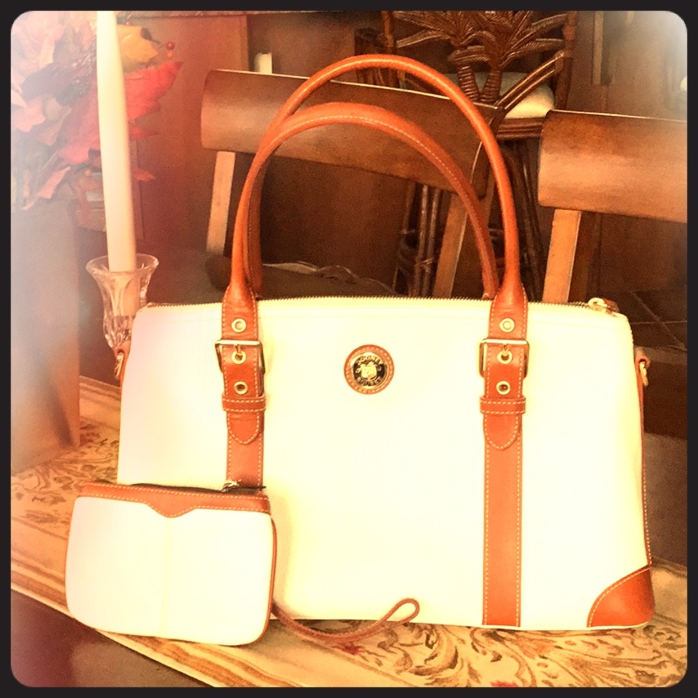 Dooney & Bourke Pebble Leather Satchel